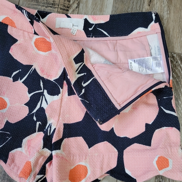 Anthropologie Georgie Floral Scalloped Shorts Size 0 - Picture 5 of 9
